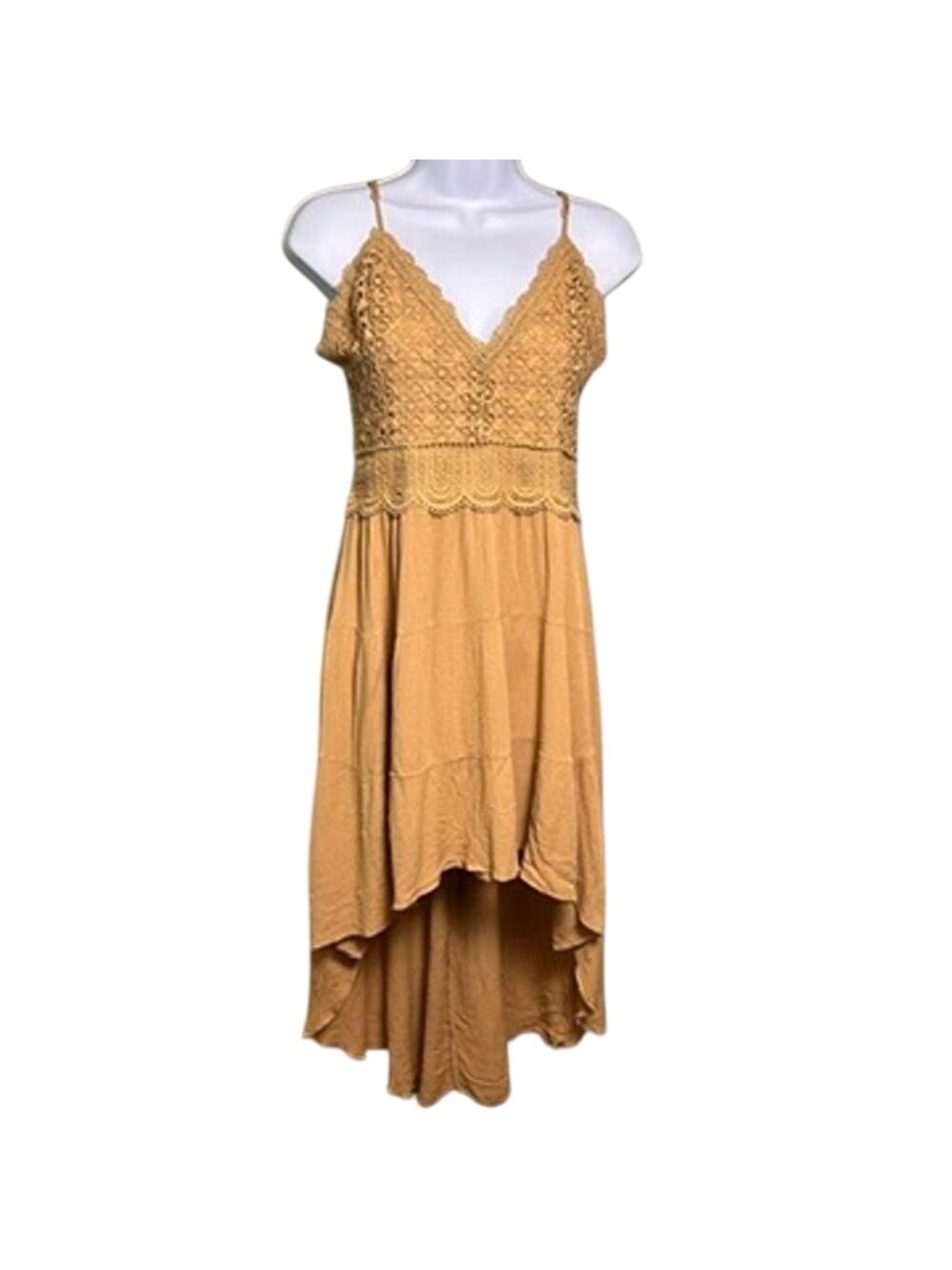 Justify Boho High Low Dress Womens Large Western Bohemian Cowgirl Festival